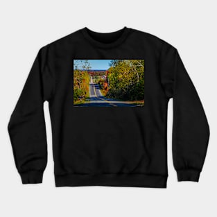 Country Road in Autumn Crewneck Sweatshirt